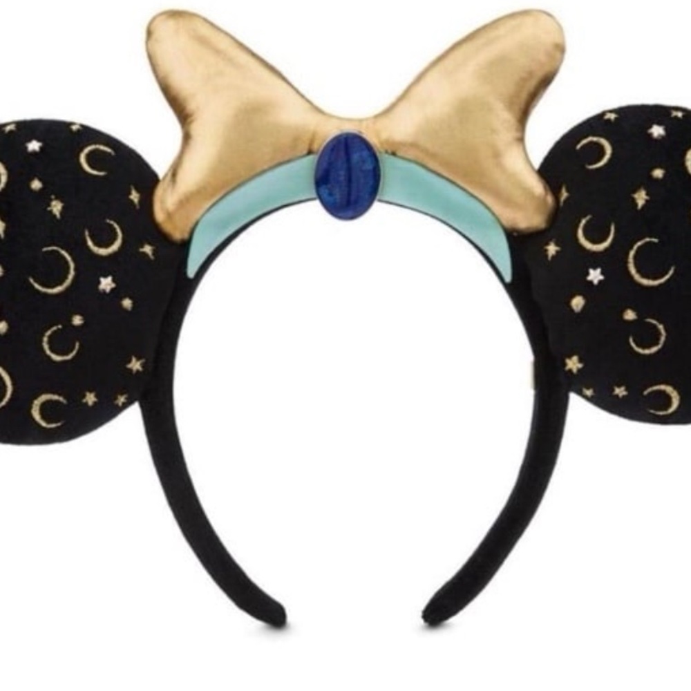 BaubleBar Gold and Black Hair Accessory with Celestial Ears